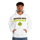 Brewed with Gratitude Unisex Heavy Blend™ Hooded Sweatshirt - Big Brain Brew