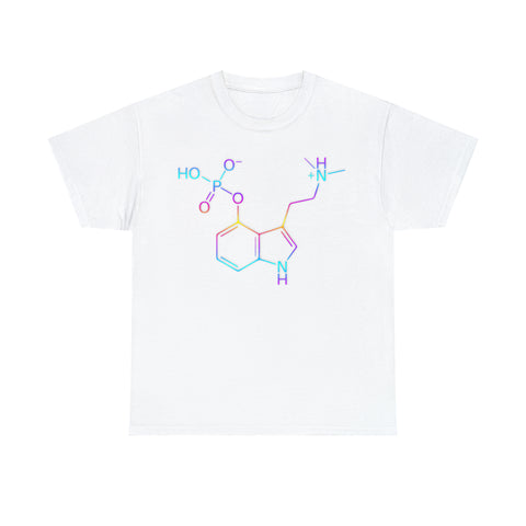 Psilocybin Molecule T-Shirt Designed by Big Brain Brew