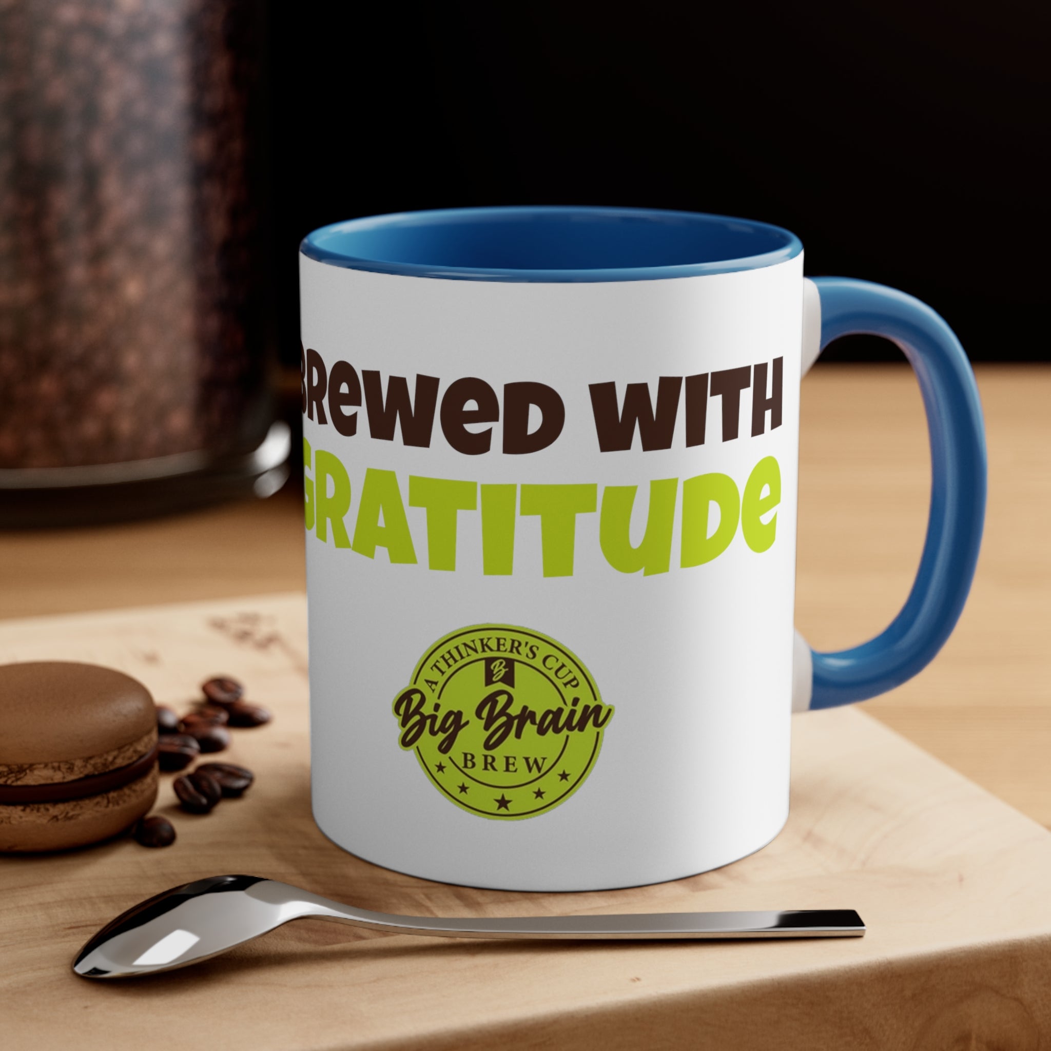 Brewed with Gratitude Accent Coffee Mug, 11oz