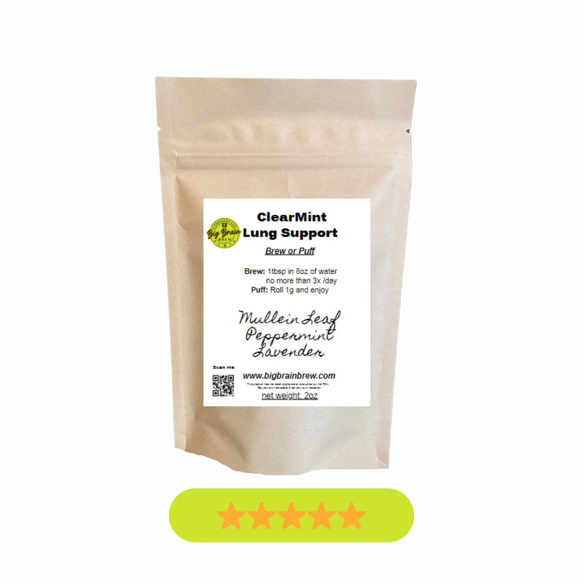 ClearMint Lung Support (Brew of Puff)