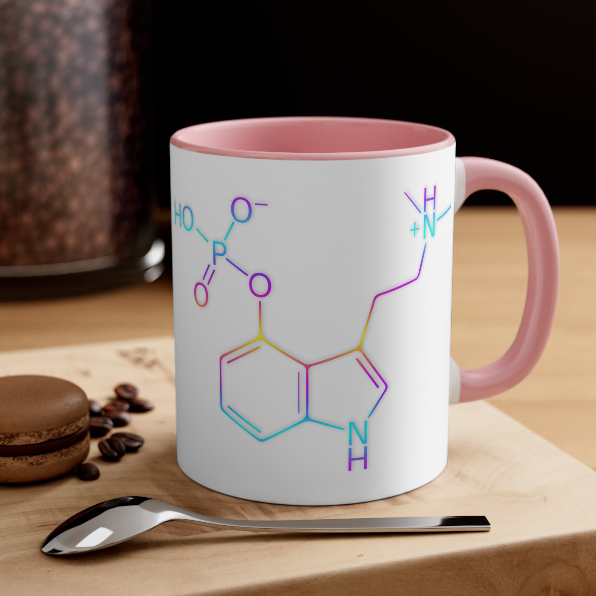 Psilocybin Accent Coffee Mug, 11oz