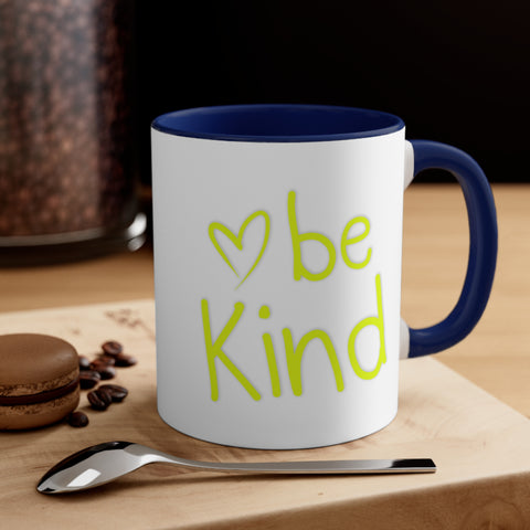 Be Kind Accent Coffee Mug, 11oz