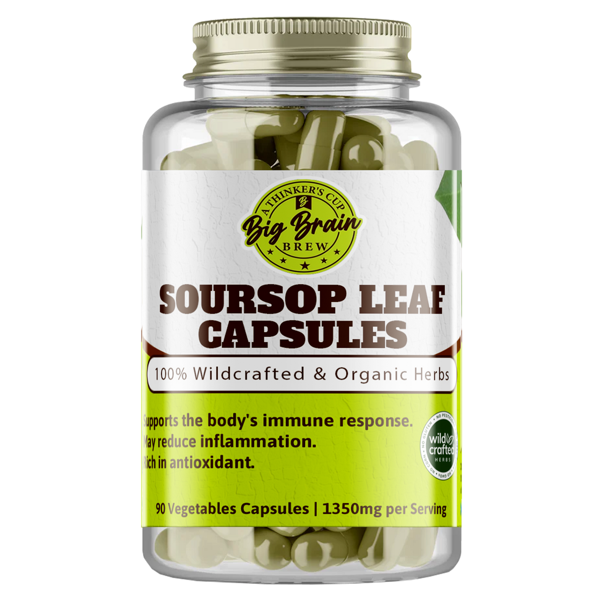 Soursop Leaf Capsules (Mother Earth's Nature Shield)