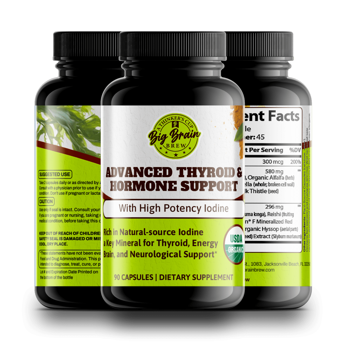 Advanced Thyroid & Hormone Support (Advanced Elixir) - Big Brain Brew