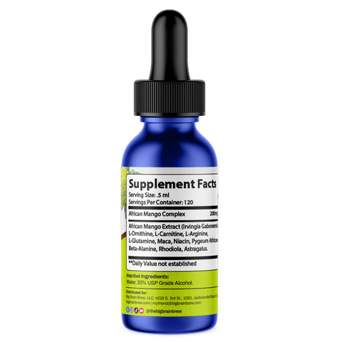 African Mango Burn Drops (Earth's Vitality) - Big Brain Brew