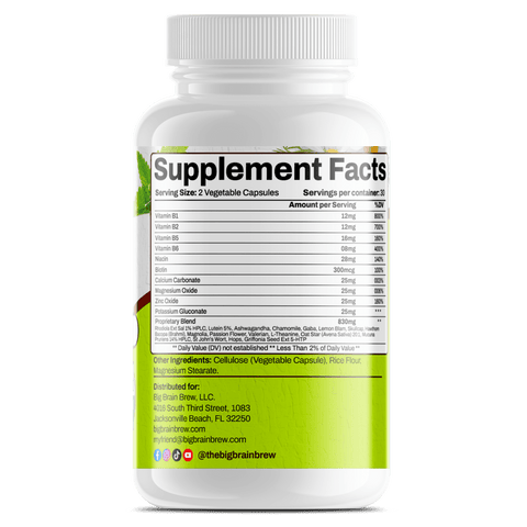 Anxiety Free (Mindset Support) - Big Brain Brew