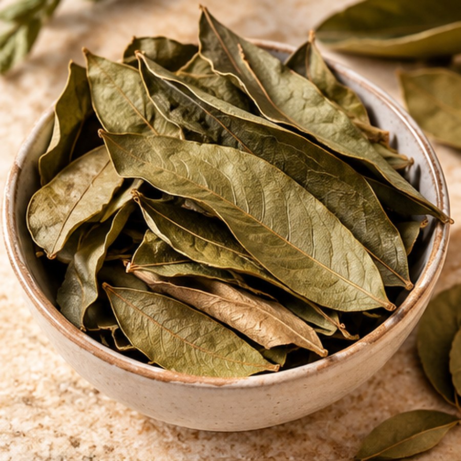 Illustrative image of organic soursop leaf ingredient, not the actual packaged 1 oz bag