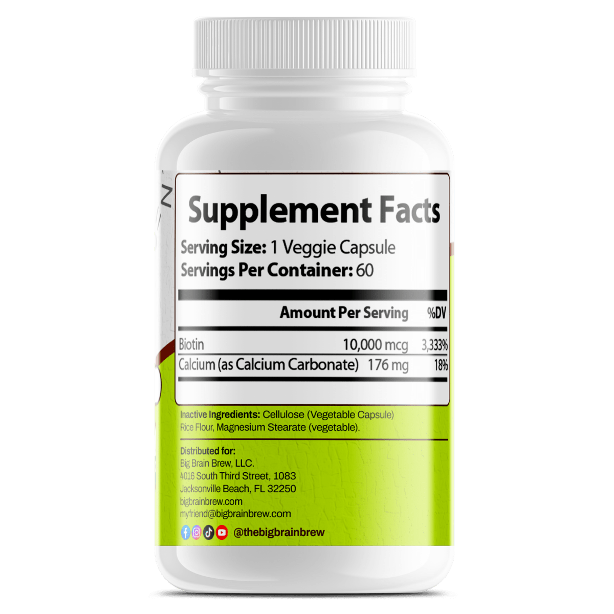 Biotin Pure (Radiance of Earth) - Big Brain Brew