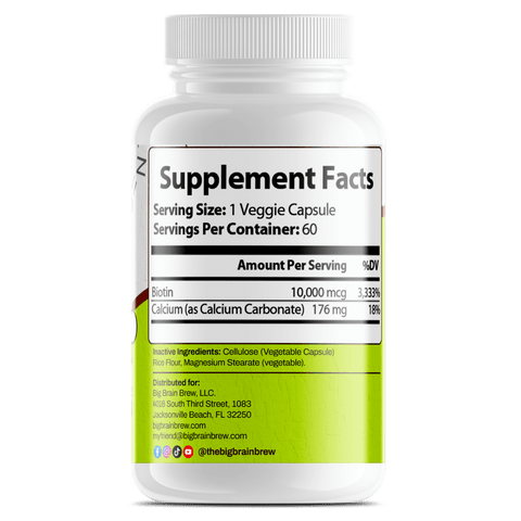 Biotin Pure (Radiance of Earth) - Big Brain Brew