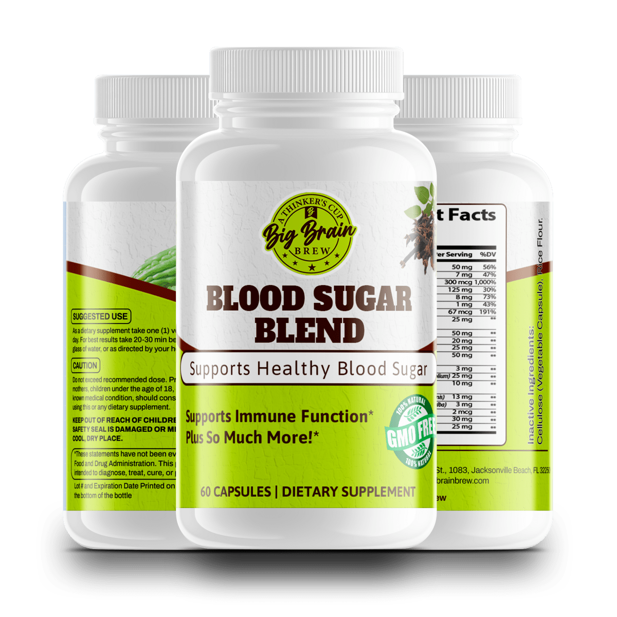Blood Sugar Blend (Supports Healthy Blood Sugar) - Big Brain Brew