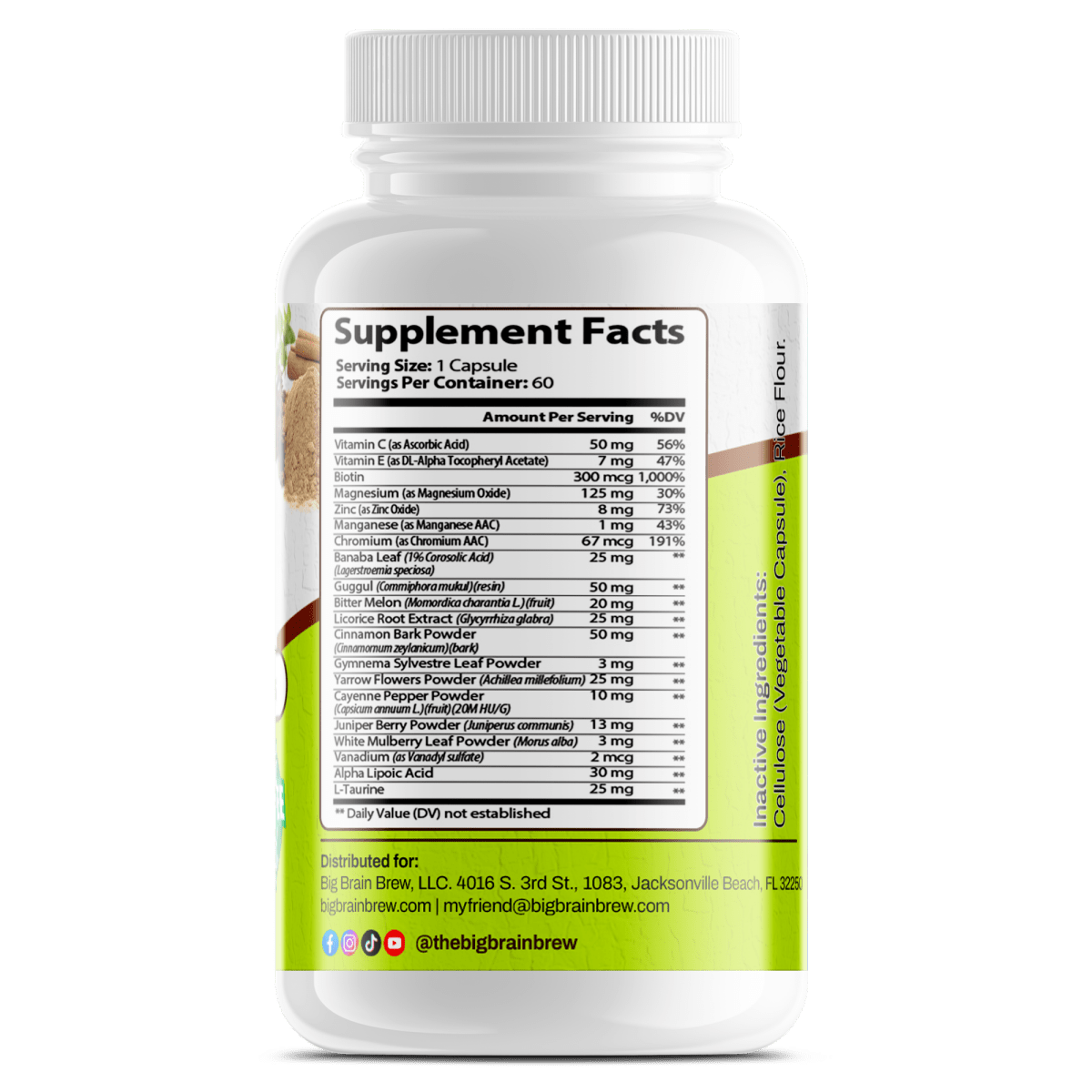 Blood Sugar Blend (Supports Healthy Blood Sugar) - Big Brain Brew