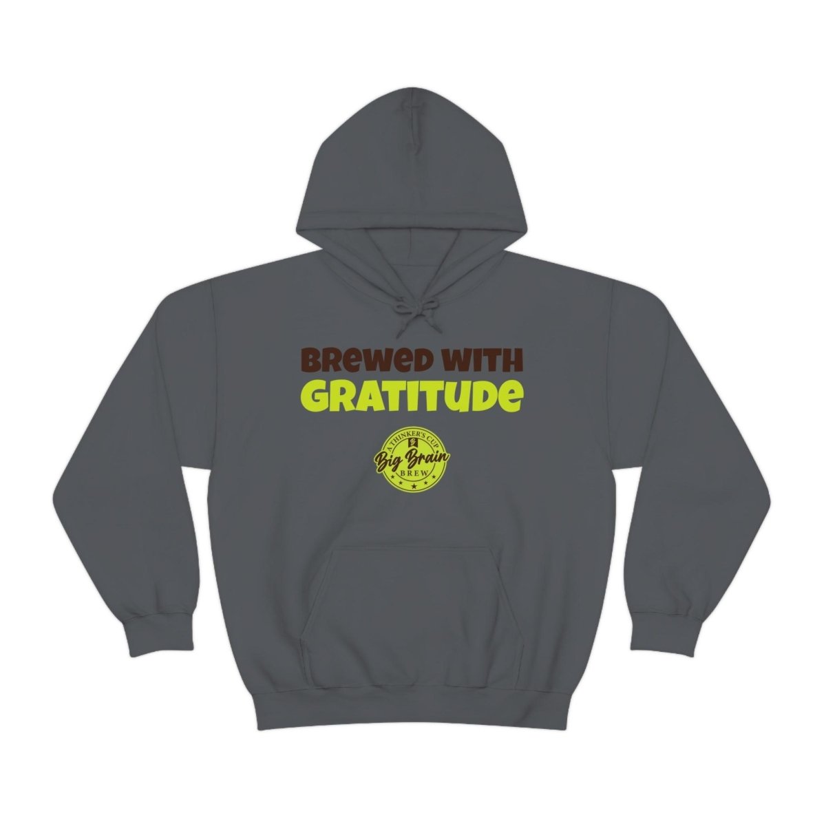 Brewed with Gratitude Unisex Heavy Blend™ Hooded Sweatshirt - Big Brain Brew