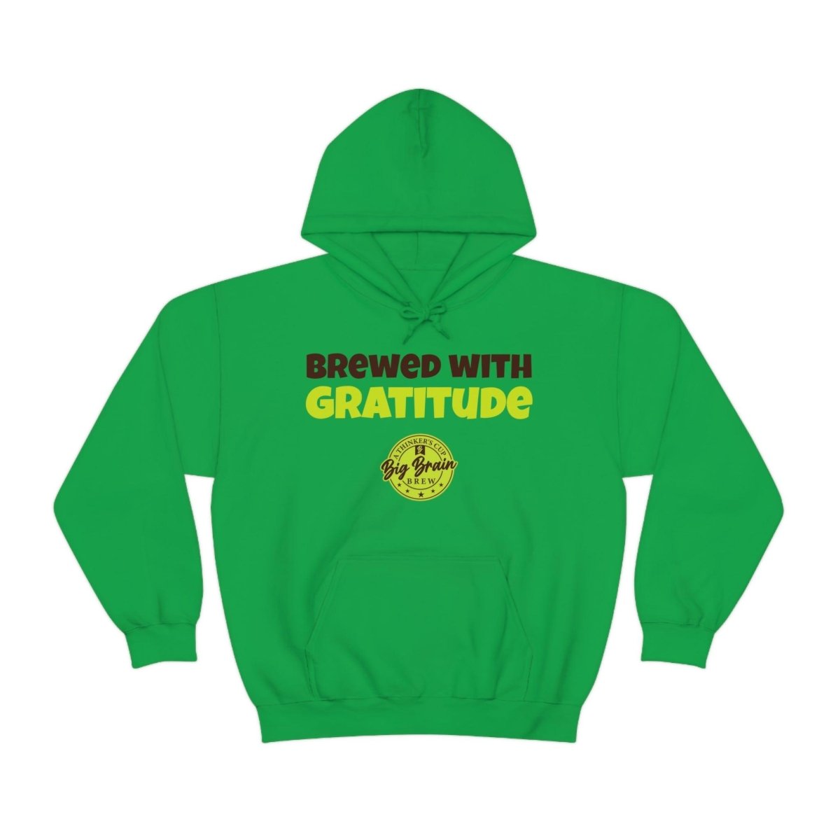 Brewed with Gratitude Unisex Heavy Blend™ Hooded Sweatshirt - Big Brain Brew