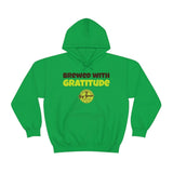 Brewed with Gratitude Unisex Heavy Blend™ Hooded Sweatshirt - Big Brain Brew