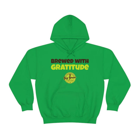 Brewed with Gratitude Unisex Heavy Blend™ Hooded Sweatshirt - Big Brain Brew