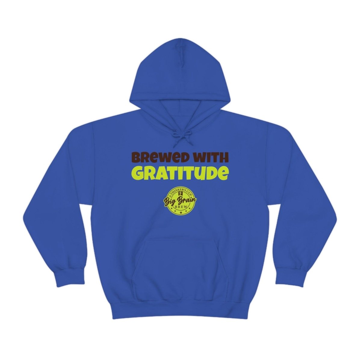 Brewed with Gratitude Unisex Heavy Blend™ Hooded Sweatshirt - Big Brain Brew