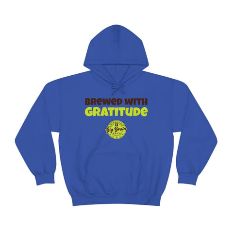 Brewed with Gratitude Unisex Heavy Blend™ Hooded Sweatshirt - Big Brain Brew