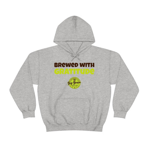 Brewed with Gratitude Unisex Heavy Blend™ Hooded Sweatshirt - Big Brain Brew