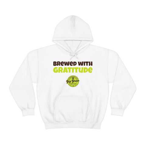 Brewed with Gratitude Unisex Heavy Blend™ Hooded Sweatshirt - Big Brain Brew