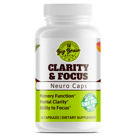 Clarity & Focus Capsules (Neurotropic) - Big Brain Brew