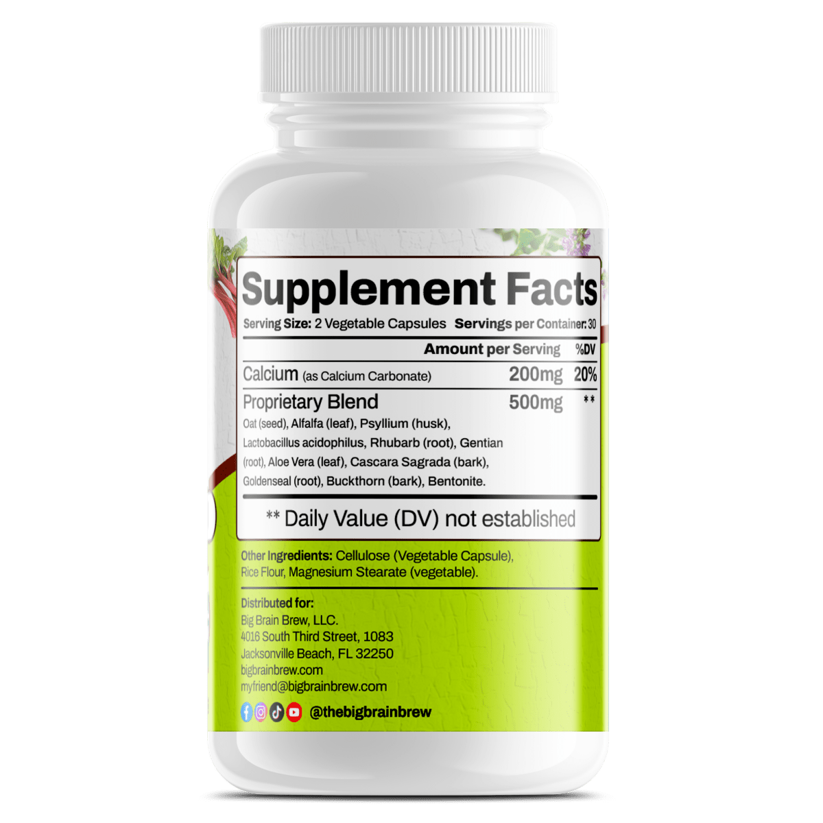 Colon Cleanse (Organic Preparation for Fasting) - Big Brain Brew