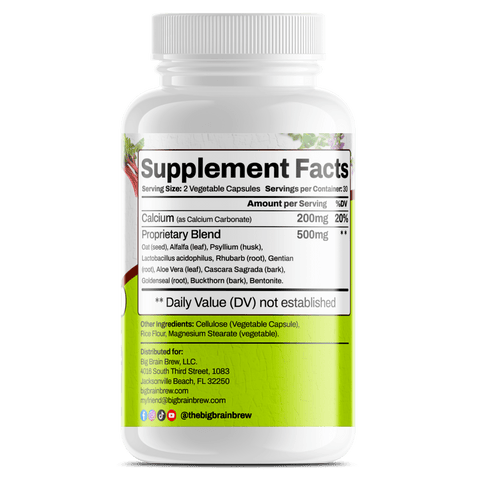 Colon Cleanse (Organic Preparation for Fasting) - Big Brain Brew