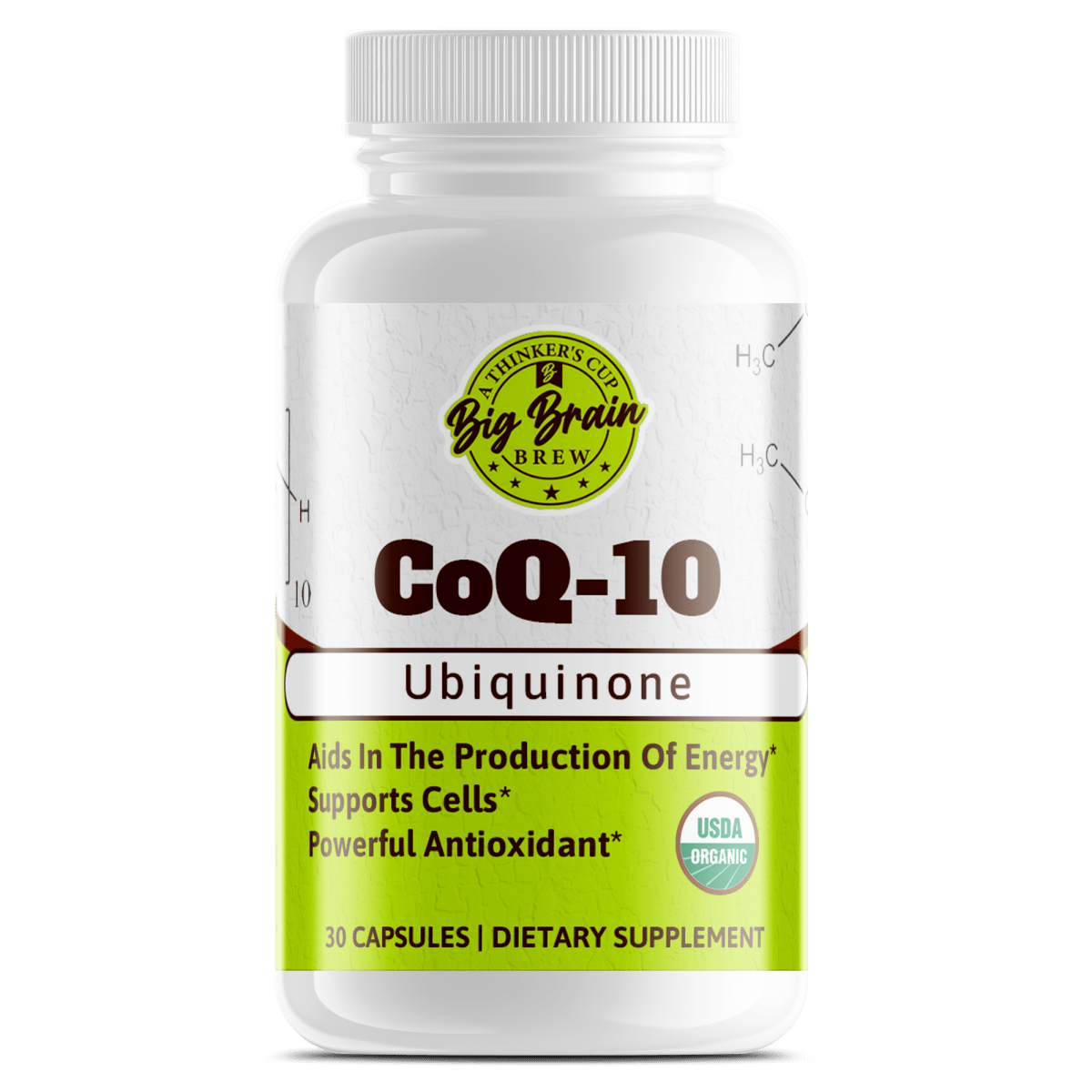 CoQ - 10 (Ubiquinone) - Big Brain Brew