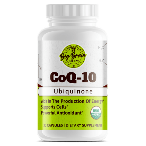 CoQ - 10 (Ubiquinone) - Big Brain Brew