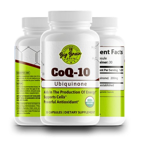 CoQ - 10 (Ubiquinone) - Big Brain Brew