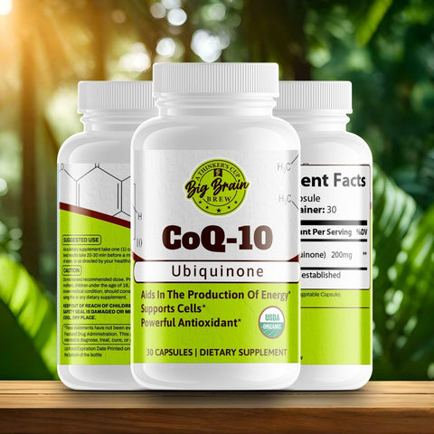 CoQ - 10 (Ubiquinone) - Big Brain Brew