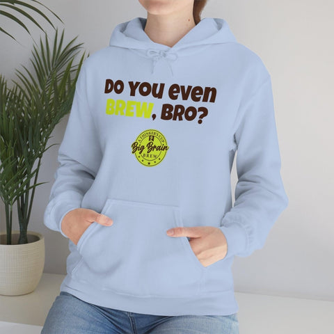 Do You Even BREW, Bro? Unisex Heavy Blend™ Hooded Sweatshirt - Big Brain Brew