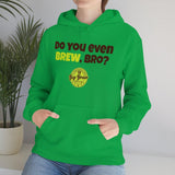 Do You Even BREW, Bro? Unisex Heavy Blend™ Hooded Sweatshirt - Big Brain Brew