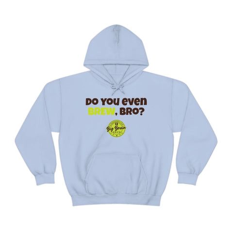 Do You Even BREW, Bro? Unisex Heavy Blend™ Hooded Sweatshirt - Big Brain Brew