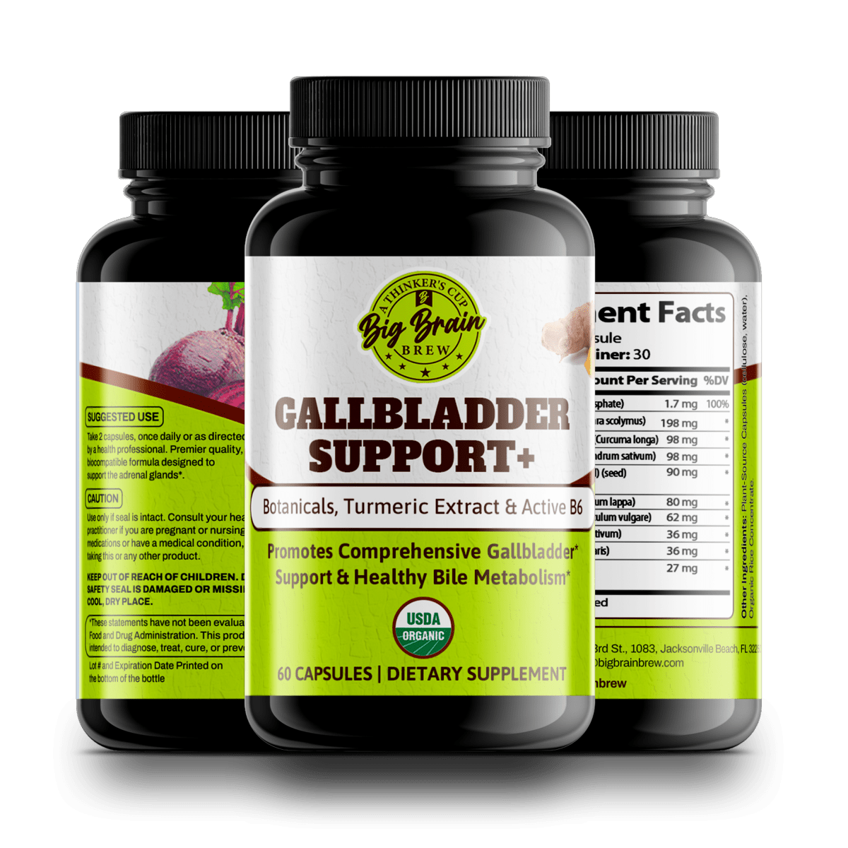 Gallbladder Support+ (Mother Earth's Harmony) - Big Brain Brew