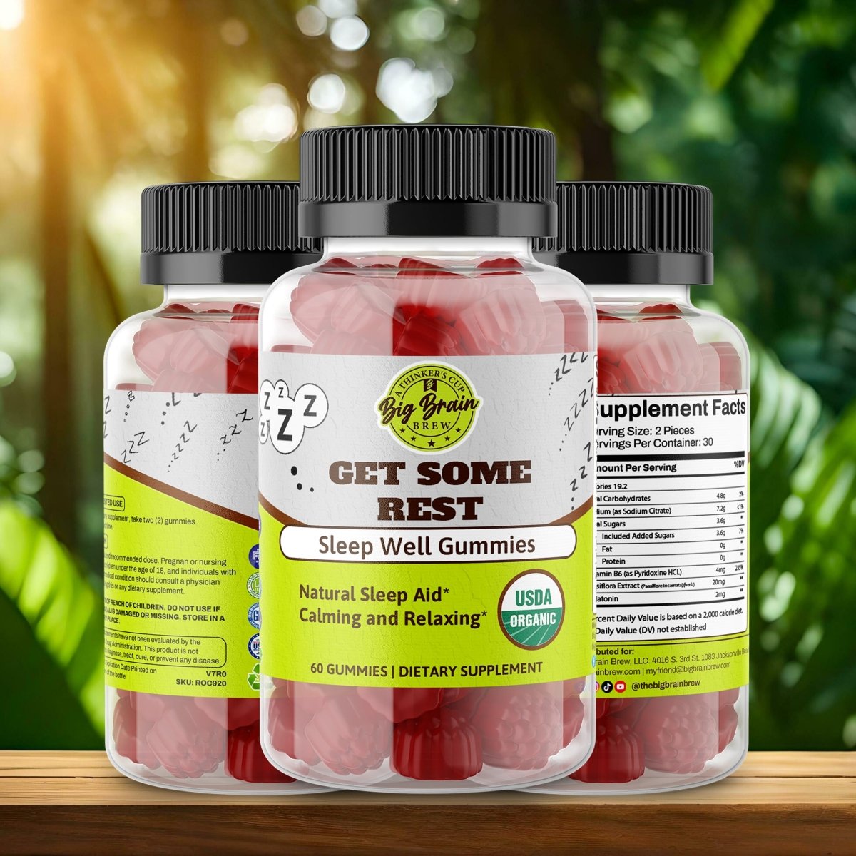 Get Some Rest (Sleep Well Gummies) - Big Brain Brew