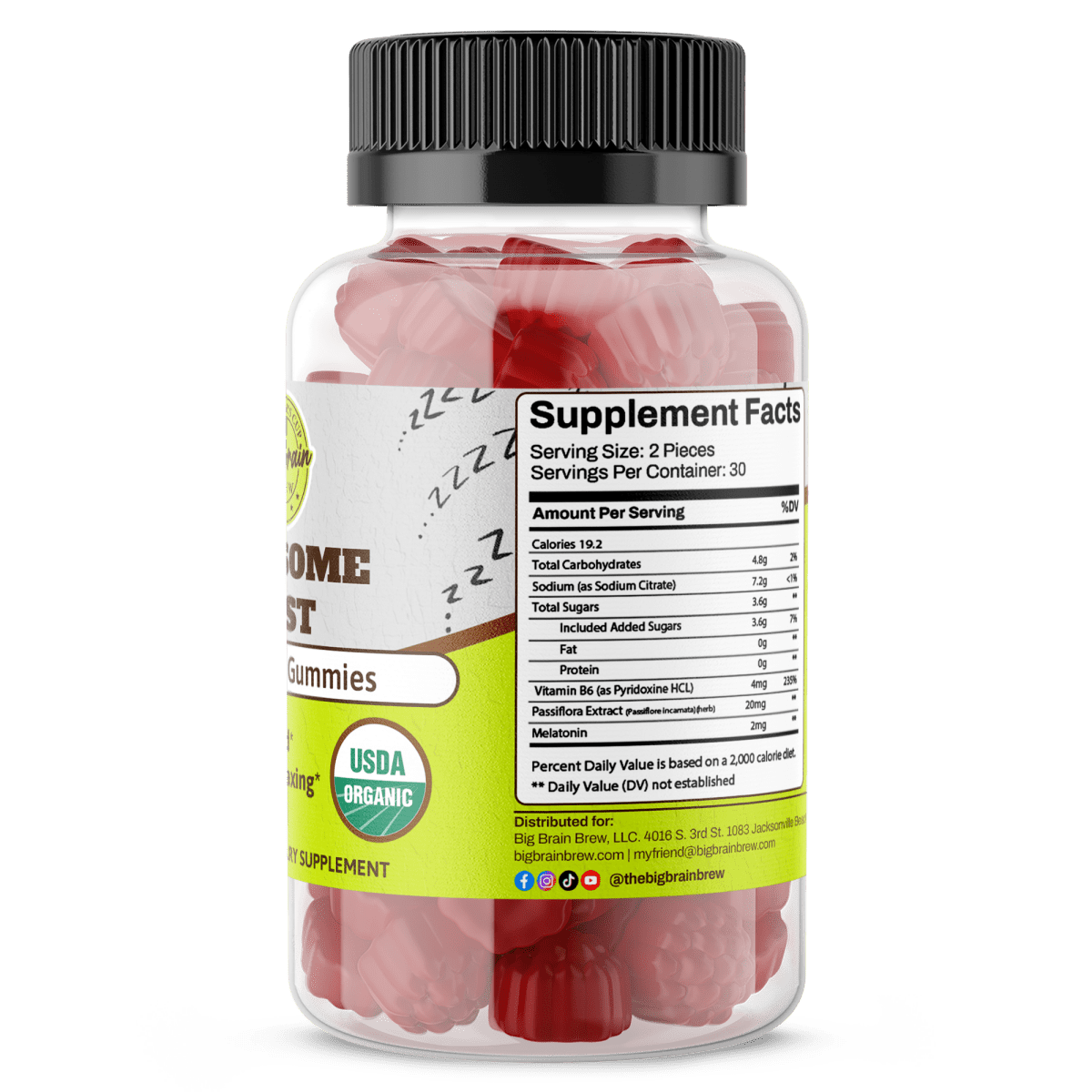 Get Some Rest (Sleep Well Gummies) - Big Brain Brew