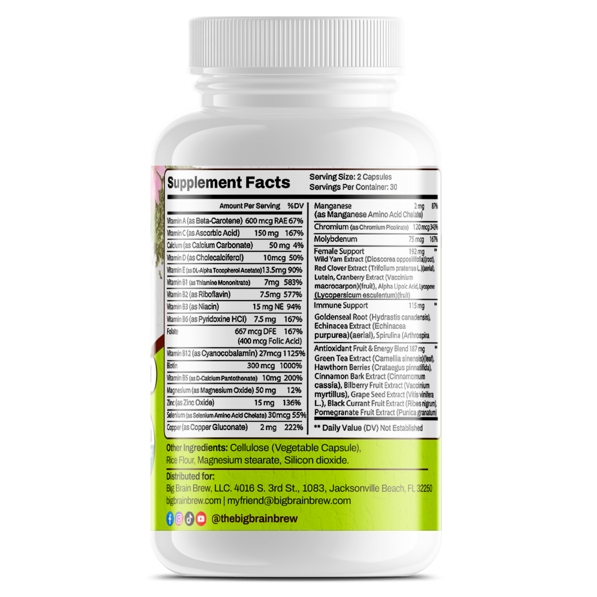 Goddess Support (Goddess Multivitamin Essence) - Big Brain Brew