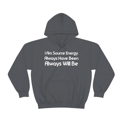 I Am Source Energy and Always Will Be Unisex Heavy Blend™ Hooded Sweatshirt - Big Brain Brew