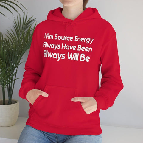 I Am Source Energy and Always Will Be Unisex Heavy Blend™ Hooded Sweatshirt - Big Brain Brew
