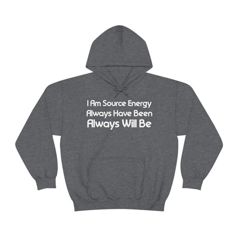 I Am Source Energy and Always Will Be Unisex Heavy Blend™ Hooded Sweatshirt - Big Brain Brew