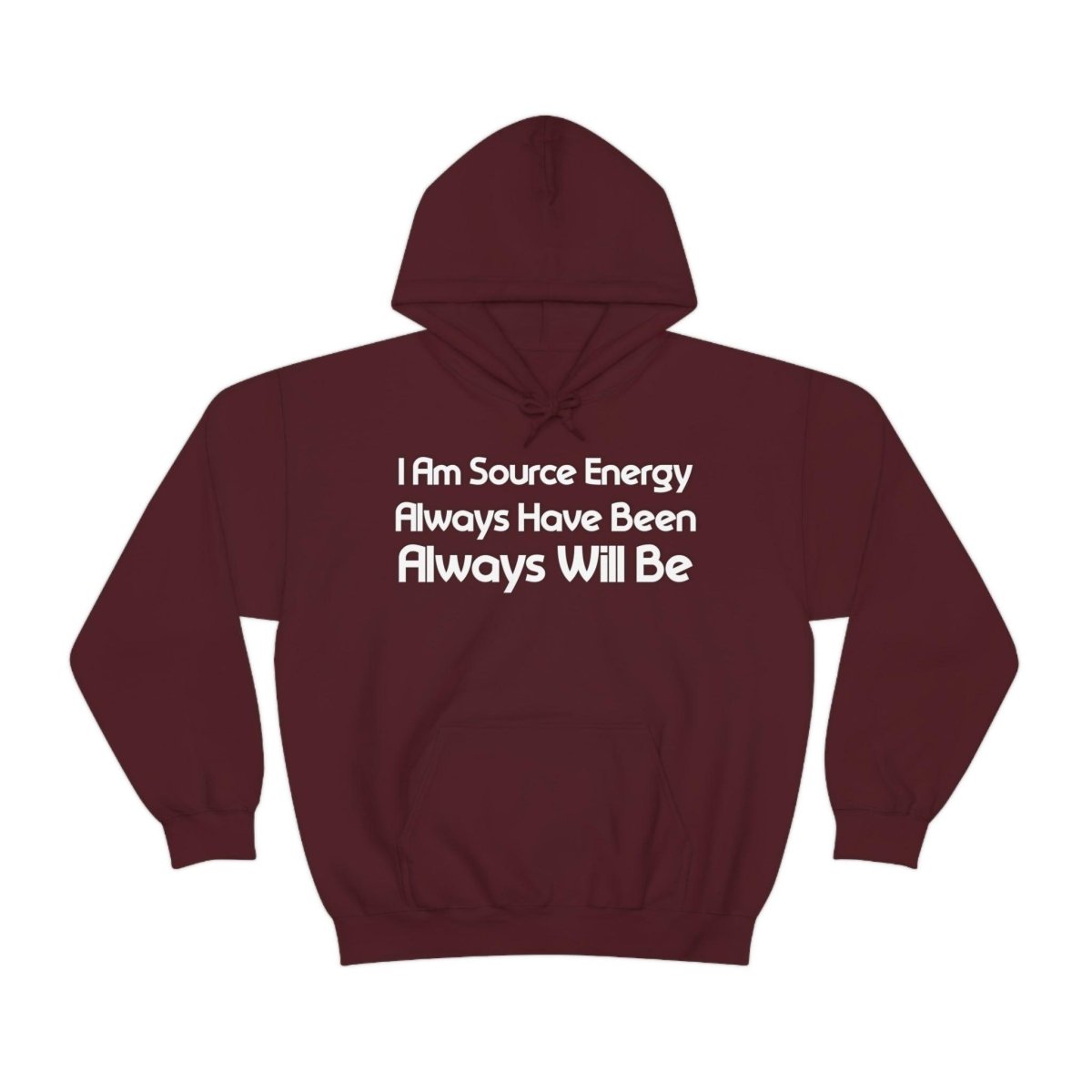 I Am Source Energy and Always Will Be Unisex Heavy Blend™ Hooded Sweatshirt - Big Brain Brew