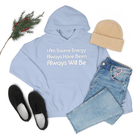I Am Source Energy and Always Will Be Unisex Heavy Blend™ Hooded Sweatshirt - Big Brain Brew