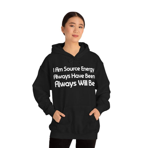 I Am Source Energy and Always Will Be Unisex Heavy Blend™ Hooded Sweatshirt - Big Brain Brew