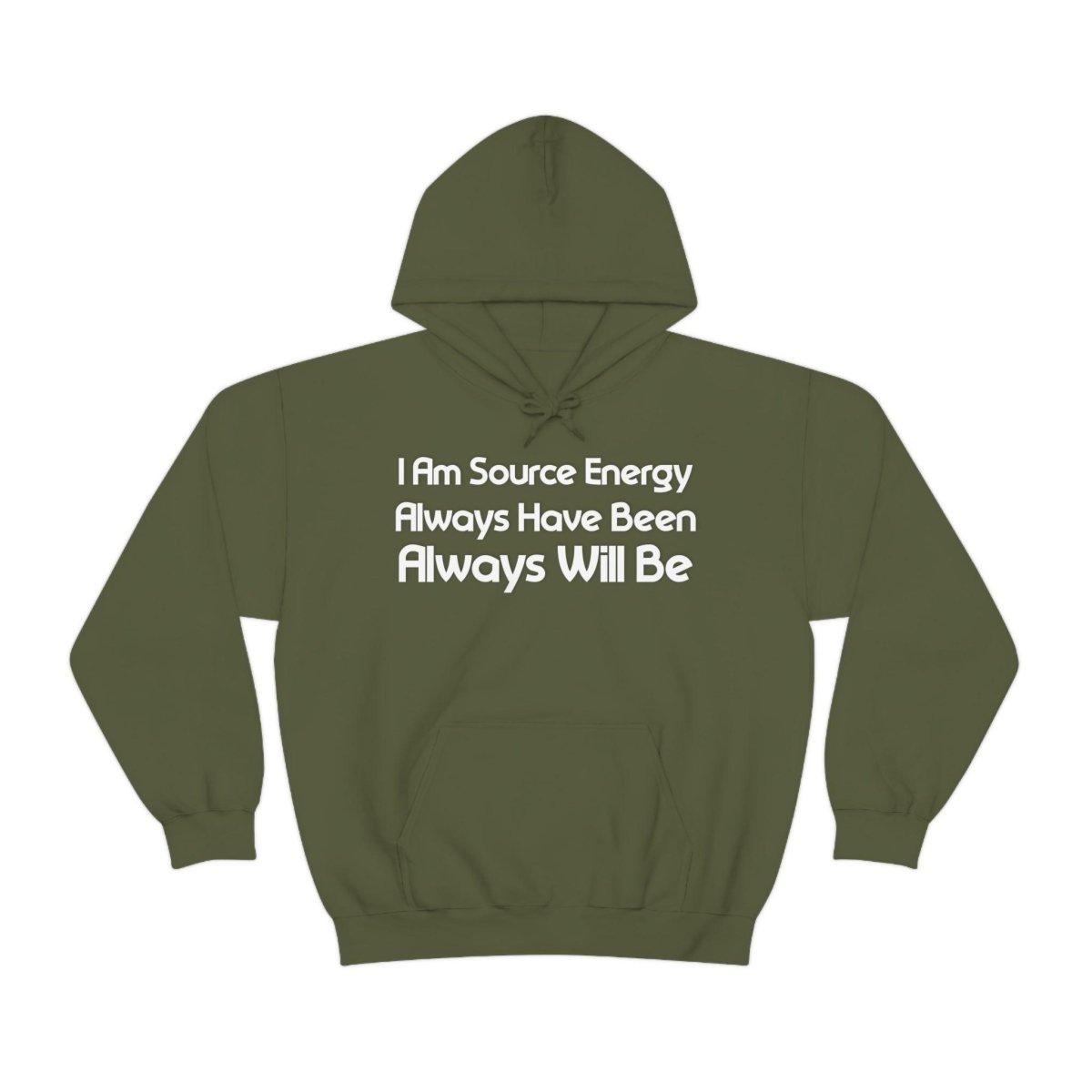 I Am Source Energy and Always Will Be Unisex Heavy Blend™ Hooded Sweatshirt - Big Brain Brew