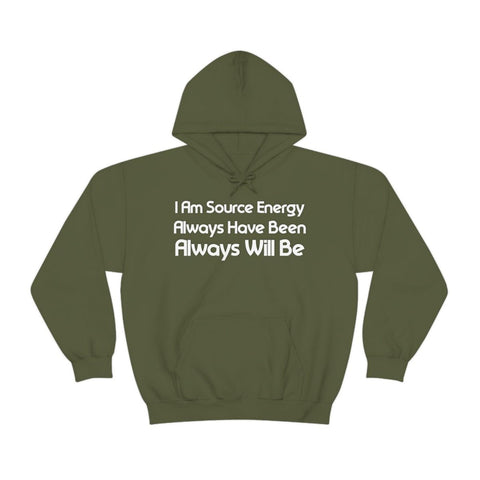I Am Source Energy and Always Will Be Unisex Heavy Blend™ Hooded Sweatshirt - Big Brain Brew