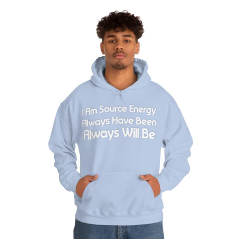 I Am Source Energy and Always Will Be Unisex Heavy Blend™ Hooded Sweatshirt - Big Brain Brew