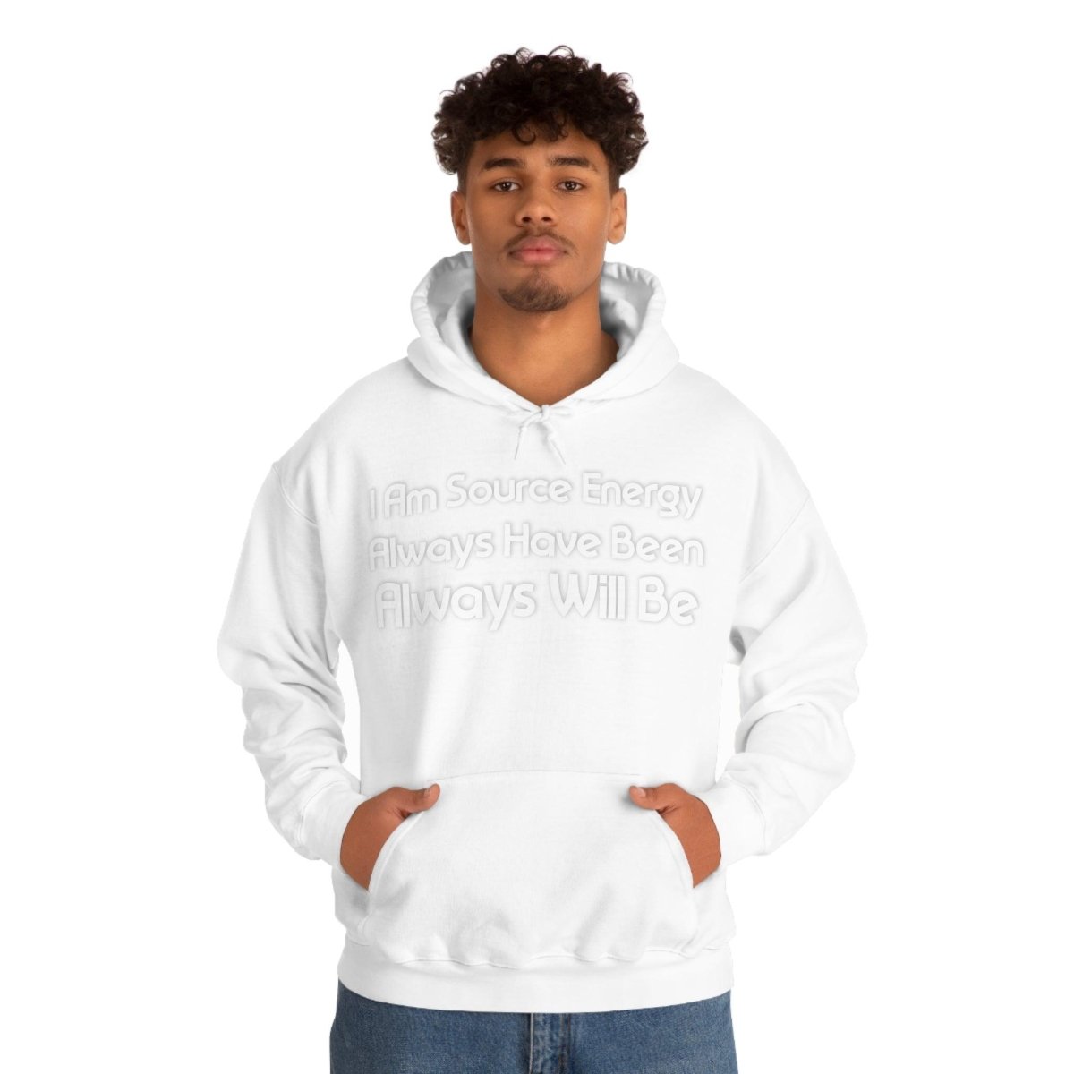 I Am Source Energy and Always Will Be Unisex Heavy Blend™ Hooded Sweatshirt - Big Brain Brew