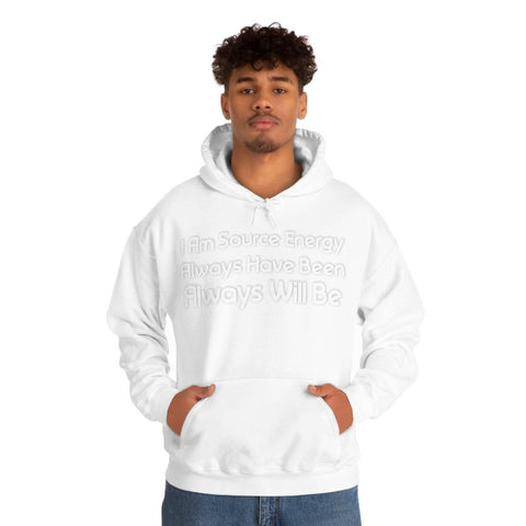 I Am Source Energy and Always Will Be Unisex Heavy Blend™ Hooded Sweatshirt - Big Brain Brew