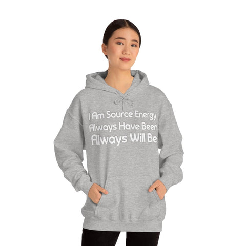 I Am Source Energy and Always Will Be Unisex Heavy Blend™ Hooded Sweatshirt - Big Brain Brew