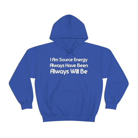 I Am Source Energy and Always Will Be Unisex Heavy Blend™ Hooded Sweatshirt - Big Brain Brew